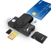 Rocketek CR310-B USB3.0 Multi-function IC Smart Card / SD / TF / SIM Card Reader Eurekaonline