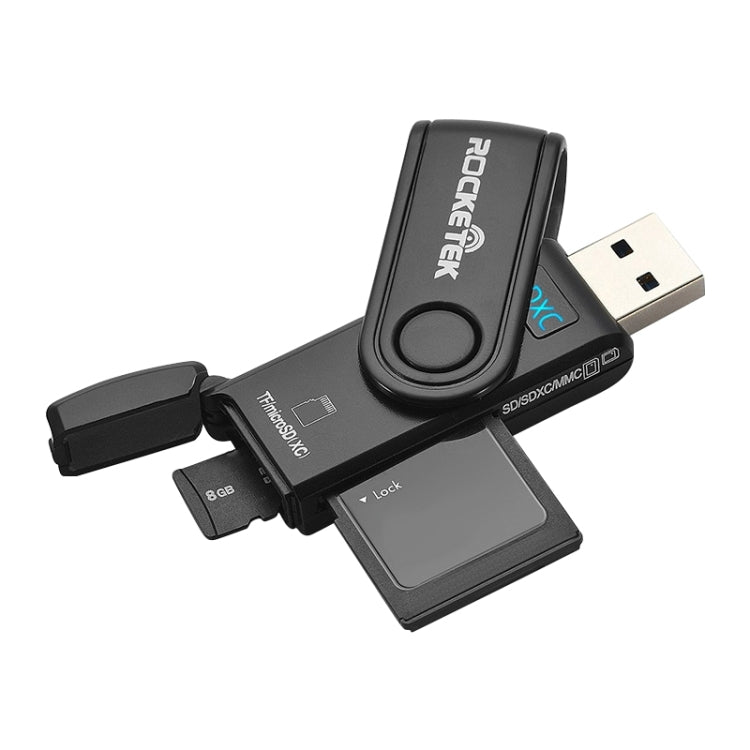 Rocketek CR5 USB3.0 Multi-function SD / TF Card Reader Eurekaonline
