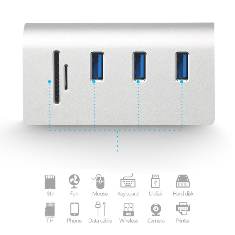 Rocketek HUB-3PC2 High Speed USB 3.0 Splitter HUB Adapter (White) Eurekaonline