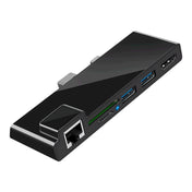 Rocketek SH768 6 in 1 RJ45 / USB 3.0 / HDMI / SD / TF HUB Adapter for Surface Pro 5 / 6 Eurekaonline
