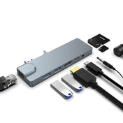 Rocketek SHL731 8 in 1 60W PD / RJ45 / 4K HDMI / USB 3.0 HUB Adapter for Surface Pro 3 / 4 / GO Eurekaonline