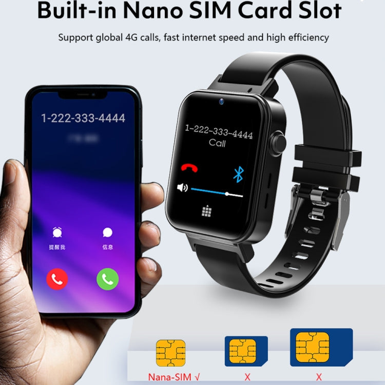 Rogbid Air 1.75 inch IPS Screen Smart Watch, Support Video Chat/SIM Card Calling, Memory:1GB+16GB(Black) Eurekaonline