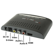 rca composite video & s-video to hdmi converter, support full hd 1080p