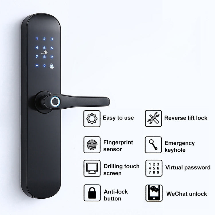 S011M Multi-functional Automatic Fingerprint Lock Hotel Apartment Intelligent Electronic Swipe Password Lock Eurekaonline