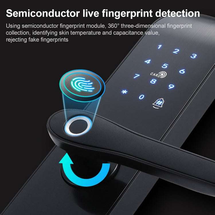 S011M Multi-functional Automatic Fingerprint Lock Hotel Apartment Intelligent Electronic Swipe Password Lock Eurekaonline