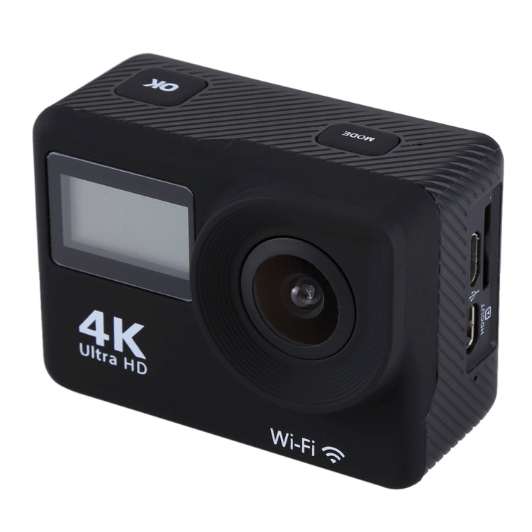 S300 HD 4K WiFi 12.0MP Sport Camera with Remote Control & 30m Waterproof Case, 2.0 inch LTPS Touch Screen + 0.66 inch Front Display, Generalplus 4248, 170 Degree A Wide Angle Lens(Black) Eurekaonline