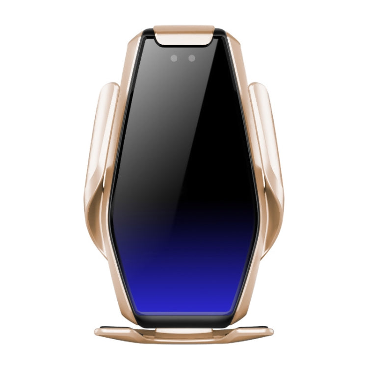 S7 15W QI 360 Degree Rotatable Infrared Induction Car Air Outlet Wireless Charging Mobile Phone Holder for 4.0-6.5 inch Mobile Phones(Gold) Eurekaonline