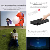 S90 DLP Android 9.0 1GB+8GB 4K Mini WiFi Smart Projector, EU Plug(Black) Eurekaonline