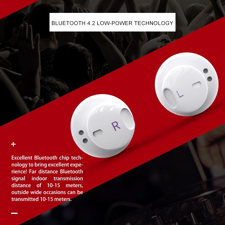 SABBAT X11 Mini Bluetooth 4.2 In-Ear Earphone with Charging Box, For iPad, iPhone, Galaxy, Huawei, Xiaomi, LG, HTC and Other Smart Phones Eurekaonline