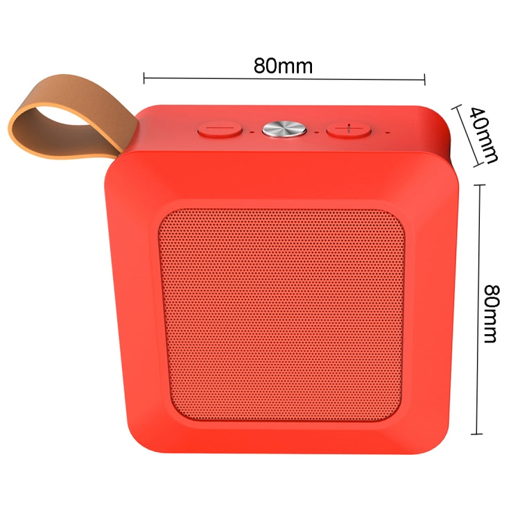 SARDiNE A12 Outdoor Wireless Bluetooth Speaker with Microphone, Support Hands-free Answering Phone & FM radio & TF card(Red) Eurekaonline