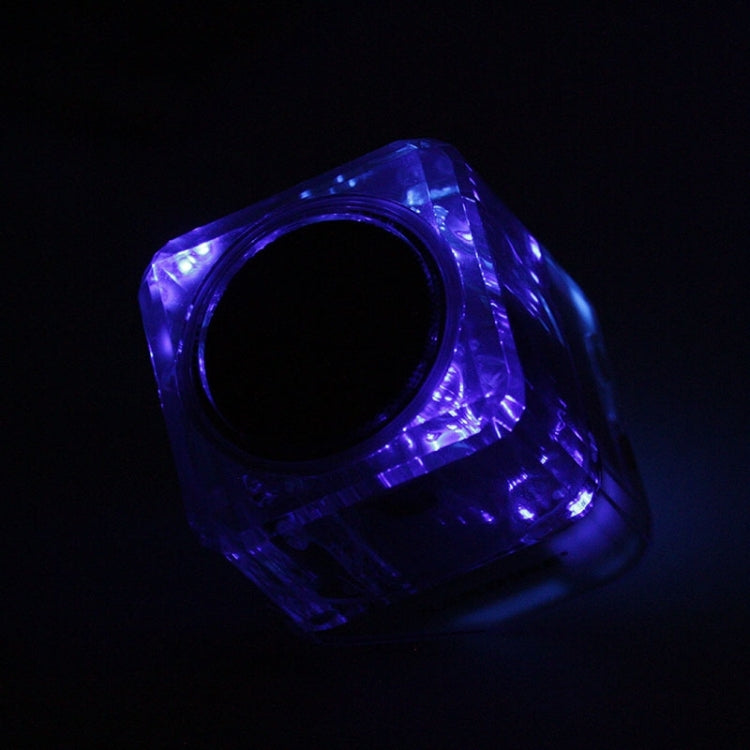 SARDiNE B5 TWS Crystal Case Bluetooth Speaker with Mic & LED Light(Black) Eurekaonline