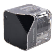 SARDiNE B5 TWS Crystal Case Bluetooth Speaker with Mic & LED Light(Black) Eurekaonline