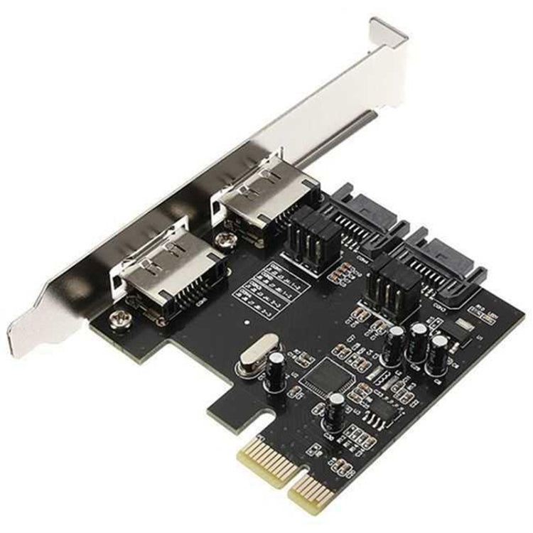 SATA PCI-E to ESATA Riser Card + SATA 3.0 6G PCIe to SATA Expansion Card Eurekaonline