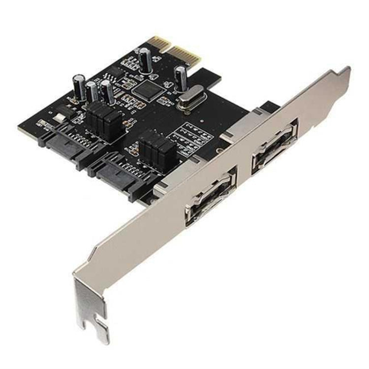 SATA PCI-E to ESATA Riser Card + SATA 3.0 6G PCIe to SATA Expansion Card Eurekaonline