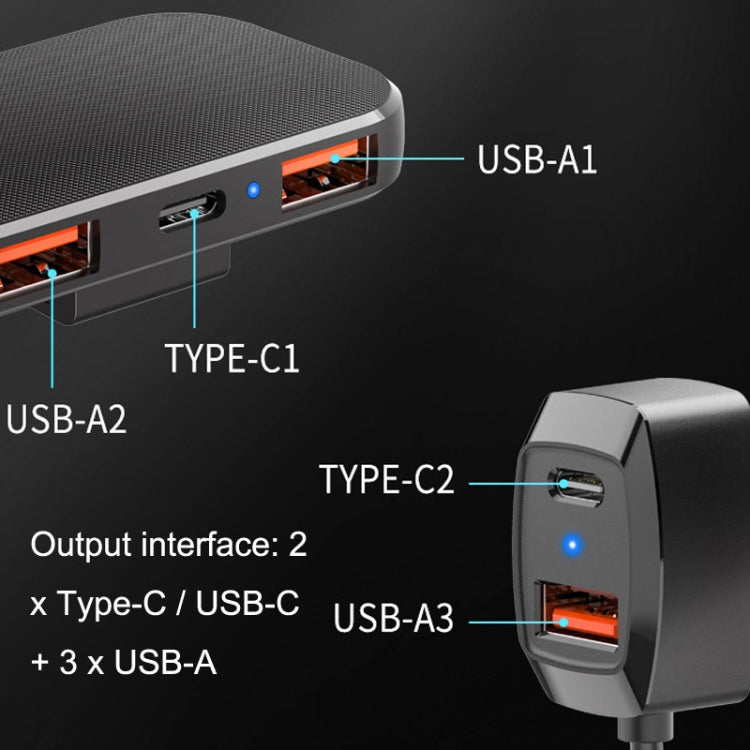 SC02M 5 In 1 Mobile Phone Fast Recharge Car Charger Eurekaonline