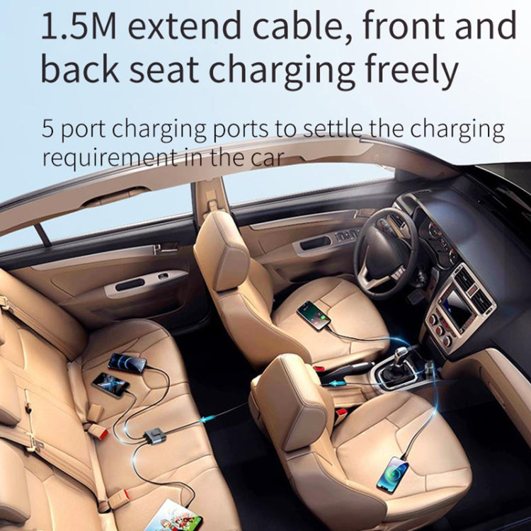 SC03 76W Output PD / QC3.0 Fast Charge Extended Car Charger Eurekaonline