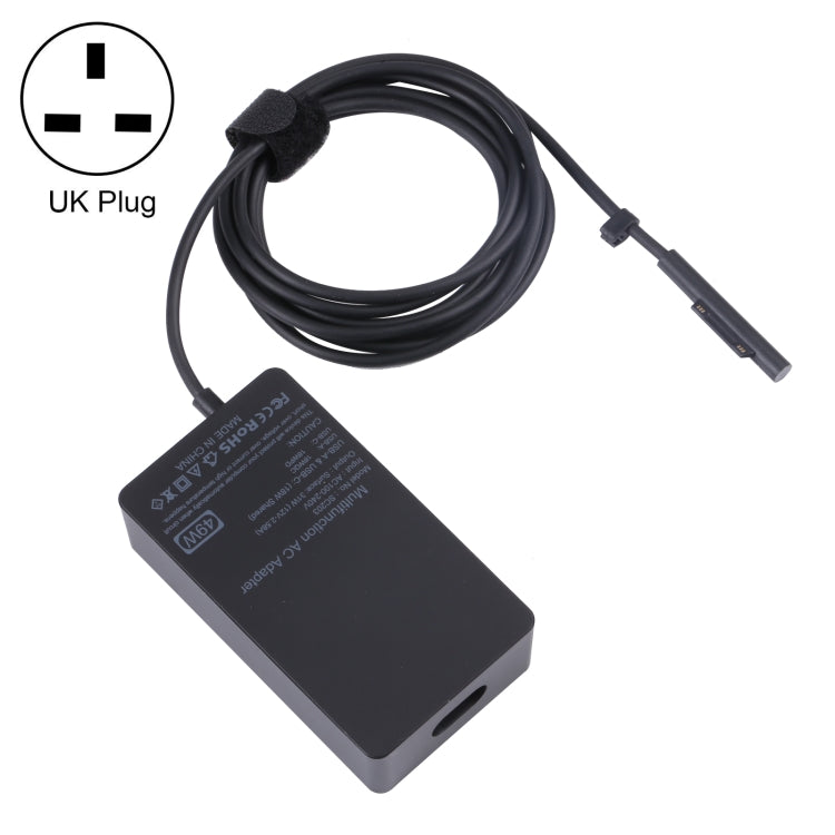 SC203 12V 2.58A 49W AC Power Charger Adapter For Microsoft Surface Pro 6/Pro 5/Pro 4（UK Plug） Eurekaonline