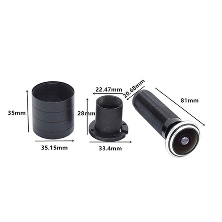 SDTX-9 1.8mm Focal Length Smart Home WiFi Remote HD Electronic Cat Eye Camera(Black) Eurekaonline