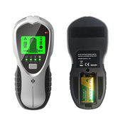 SH201 4 In 1 Multifunctional Digital Metal Detector Wall Detector(Silver Black) Eurekaonline