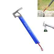 SHINE A260 TRIP Outdoor Climbing Hammer Aluminum Camping Tent Canopy Nail Hammer Multifunctional Survival Hammer(Blue) Eurekaonline