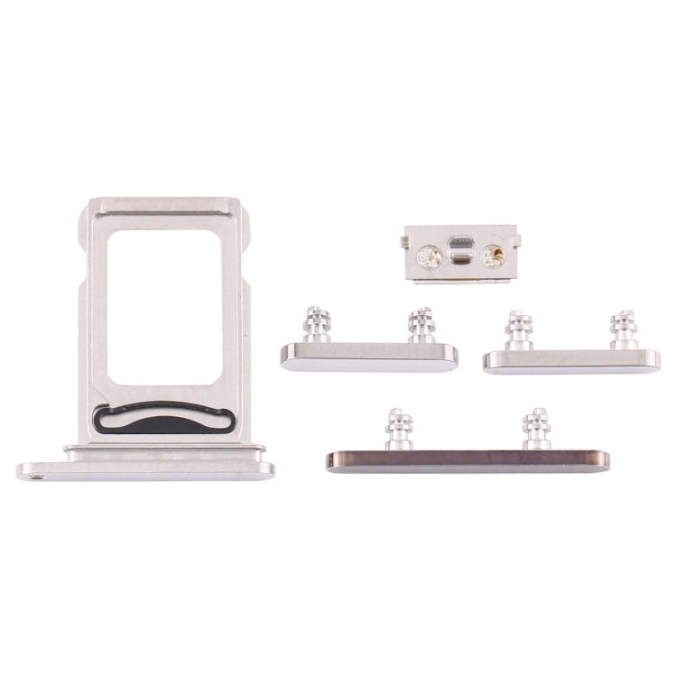 SIM Card Tray + SIM Card Tray + Side Keys for iPhone 12 Pro(White) Eurekaonline