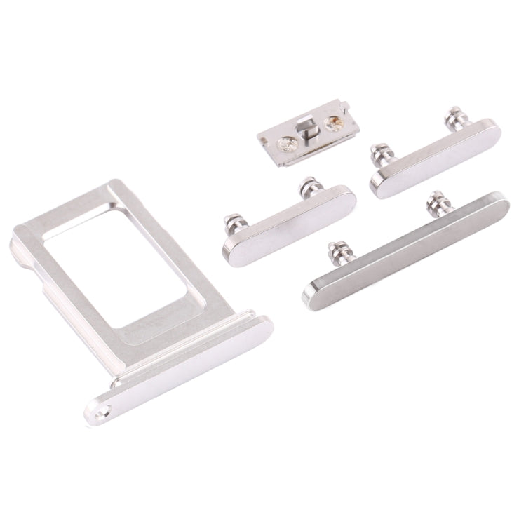 SIM Card Tray + Side Keys for iPhone 12 Pro Max(White) Eurekaonline