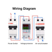 SINOTIMER SVP-916 Adjustable Self-resetting Over-voltage Under-voltage Protector, Current: 80A Eurekaonline