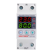 SINOTIMER SVP-916 Adjustable Self-resetting Over-voltage Under-voltage Protector, Current: 80A Eurekaonline