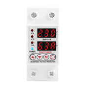 SINOTIMER SVP-918 Adjustable Self-resetting Intelligent  Over-voltage Under-voltage Protector, Current:  63A Eurekaonline