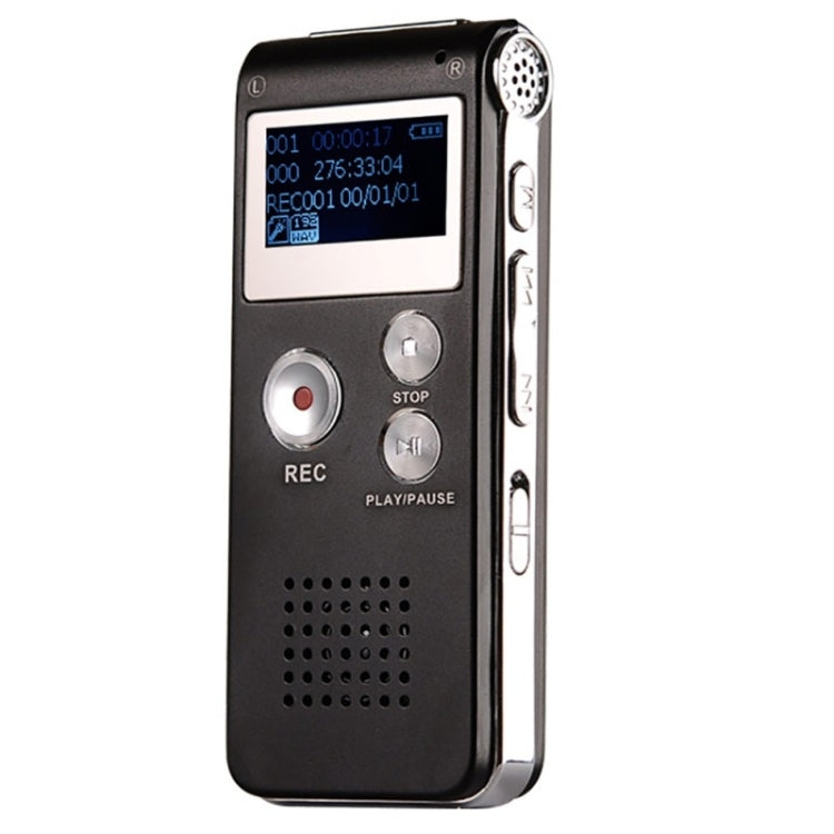 SK-012 16GB USB Dictaphone Digital Audio Voice Recorder with WAV MP3 Player VAR Function(Black) Eurekaonline