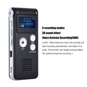 SK-012 32GB USB Dictaphone Digital Audio Voice Recorder with WAV MP3 Player VAR Function(Black) Eurekaonline