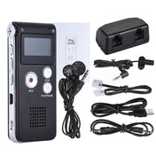 SK-012 32GB USB Dictaphone Digital Audio Voice Recorder with WAV MP3 Player VAR Function(Black) Eurekaonline