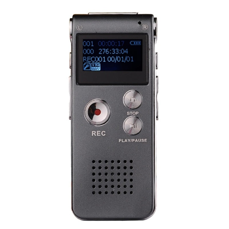 SK-012 32GB USB Dictaphone Digital Audio Voice Recorder with WAV MP3 Player VAR Function(Grey) Eurekaonline