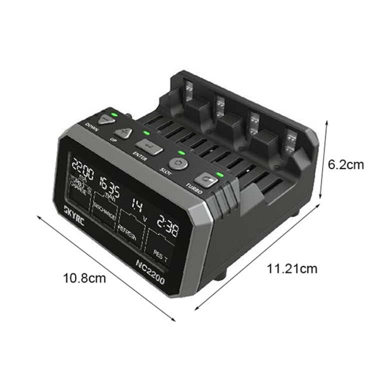 SKYRC NC2200 Multifunction Battery Charger Analyzer, Model: EU Plug Eurekaonline