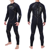 SLINX 1106 5mm Neoprene + Towel Lining Super Elastic Wear-resistant Warm Semi-dry Full Body One-piece Wetsuit for Men, Size: S Eurekaonline