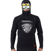 SLINX 1301 2 in 1 5mm Neoprene Super Elastic Wear-resistant Warm Long-sleeved Split Wetsuit Set for Men, with Hood, Size: M Eurekaonline