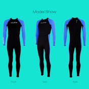 SLINX 1707 Lycra Quick-drying Long-sleeved Sunscreen Full Body Diving Wetsuit for Men, Size: XL Eurekaonline