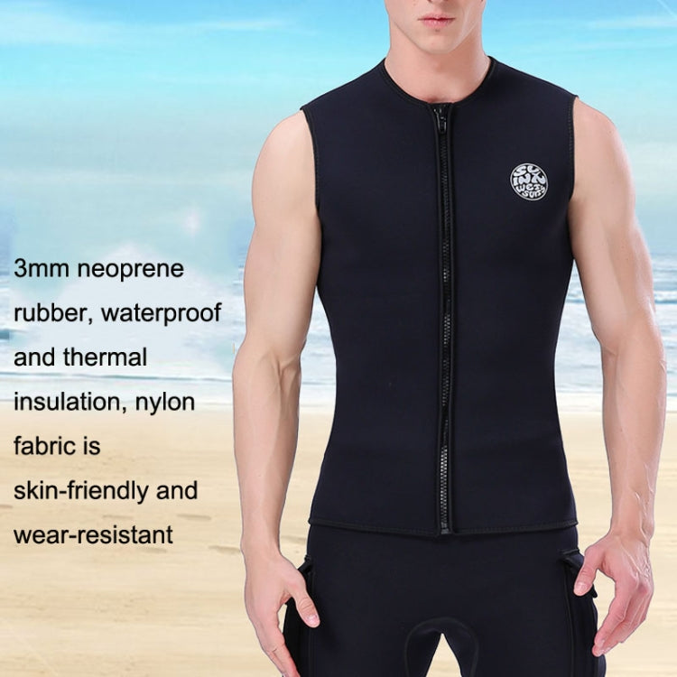 SLINX Full Fleece Inner Diving Thermal Vest, Size: S(Black) Eurekaonline