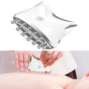 SM-2102 EMS Color Light Meridian Dredging Scraping Massager(White Silver) Eurekaonline