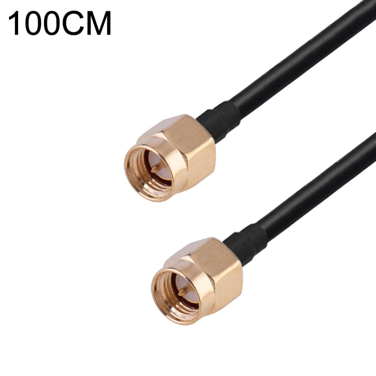 SMA Male to SMA Male RG174 RF Coaxial Adapter Cable, Length: 1m Eurekaonline