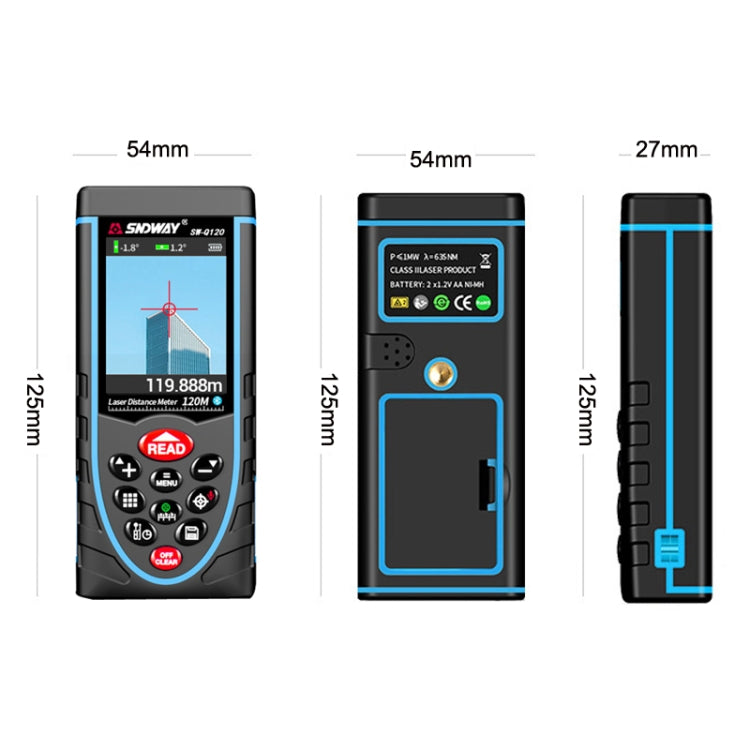 SNDWAY Outdoor Camera Laser Rangefinder, Style: Photography + Dual Power Eurekaonline