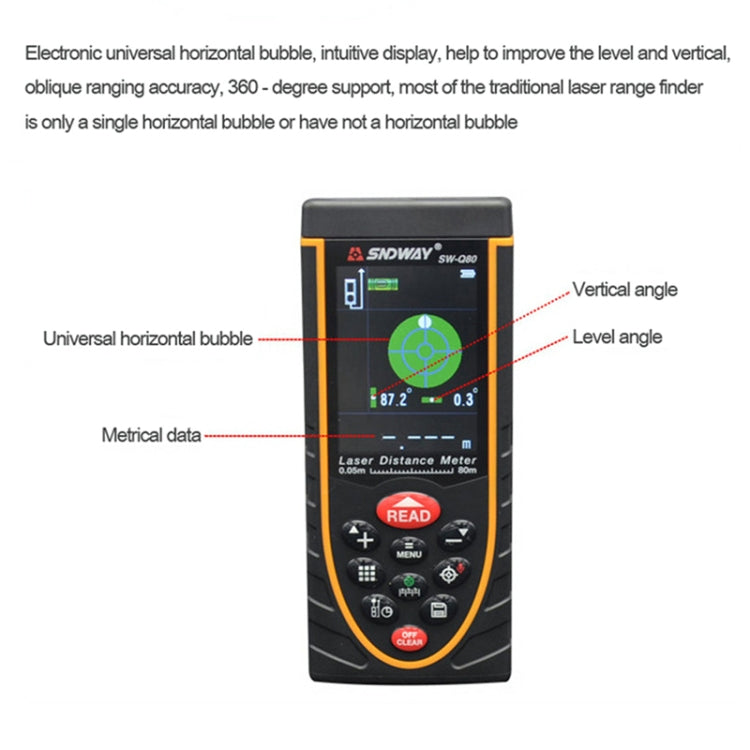 SNDWAY Outdoor Camera Laser Rangefinder, Style: Photography + Dual Power Eurekaonline