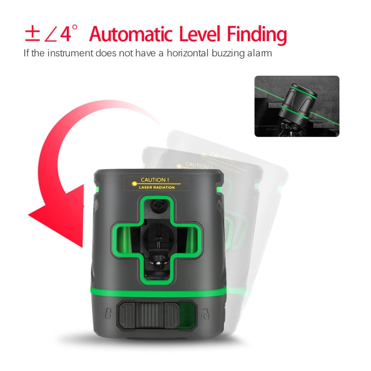 SNDWAY SW-331G Laser Level 2 Lines 360 Degree Rechargeable Battery Green Beam Self Leveling Level Laser 3D Rotary Vertical Horizontal Eurekaonline