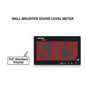 SNDWAY SW525B Wall-mounted DB Sound Level Meter Noise Tester with USB Data Storage Transfer & USB Communication Eurekaonline