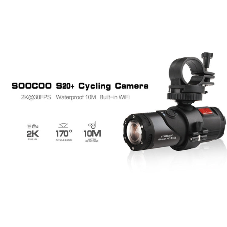SOOCOO S20+ 2K HD WiFi Waterproof Anti-shake Sports Camera Eurekaonline