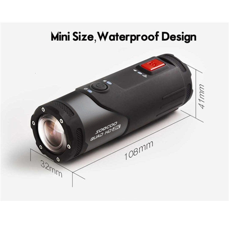 SOOCOO S20+ 2K HD WiFi Waterproof Anti-shake Sports Camera Eurekaonline