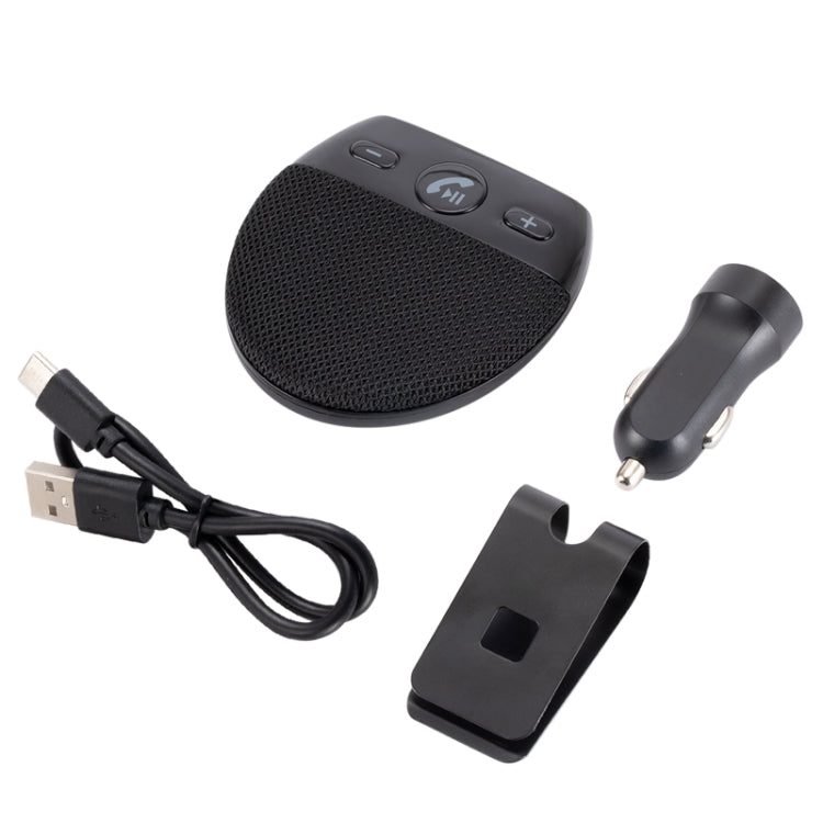 SP11 Car Phone Sun Visor Handsfree Speaker with USB Car Speaker Handsfree Car Kit Eurekaonline