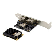 ST7242 Mini PCIE Dual RJ45 Gigabit Ethernet Networking Interface card NHI350AM2 Eurekaonline