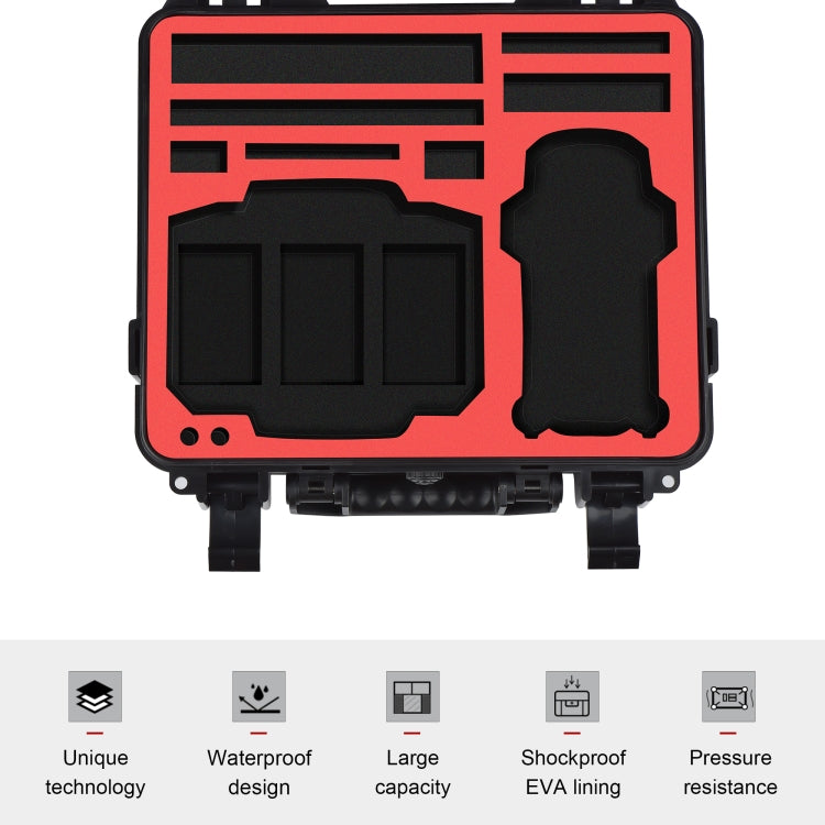 STARTRC 1109505 Drone Remote Control Waterproof Shockproof  ABS Sealed Storage Box for DJI Air 2S / Air 2(Black) Eurekaonline