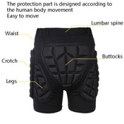 SULAITE GT-305 Roller Skating Skiing Diaper Pants Outdoor Riding Sports Diaper Pad, Size: L(Black) Eurekaonline